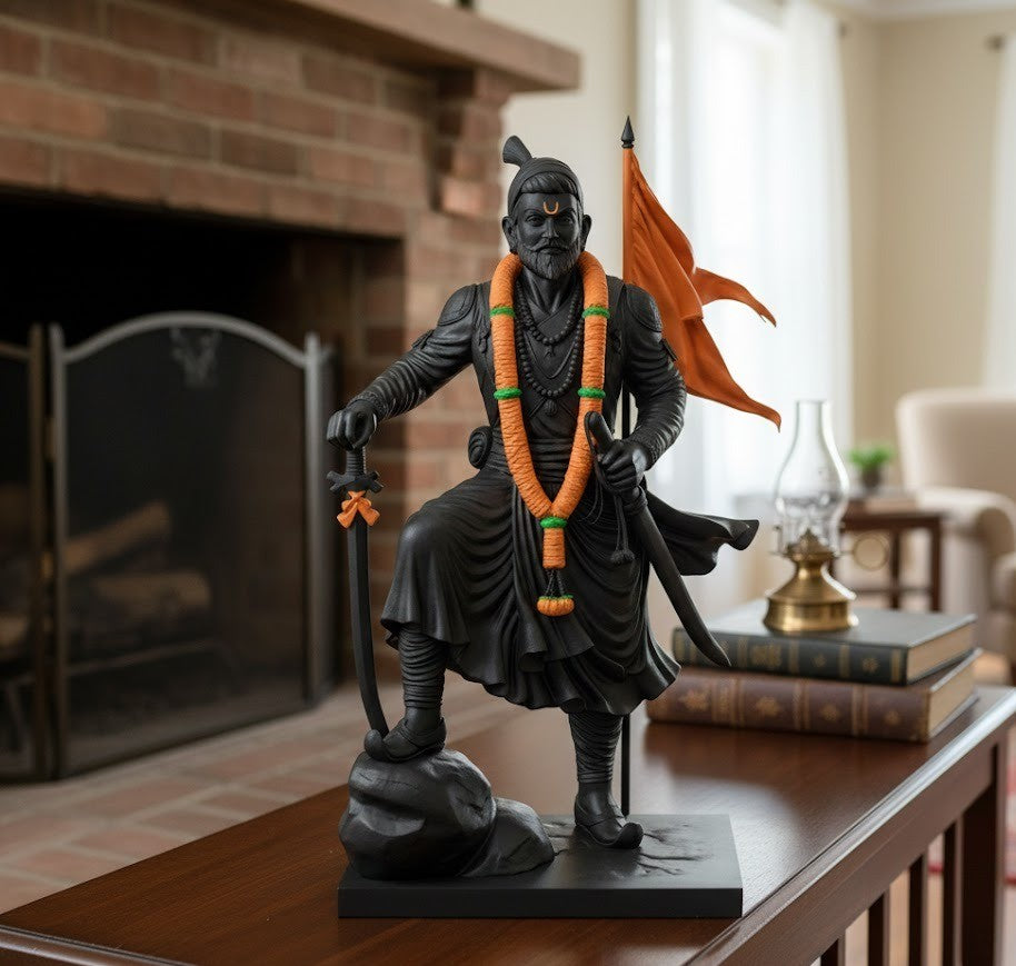 Chhatrapati Shivaji Maharaj | Premium 3D Printed Statue for Home Decor