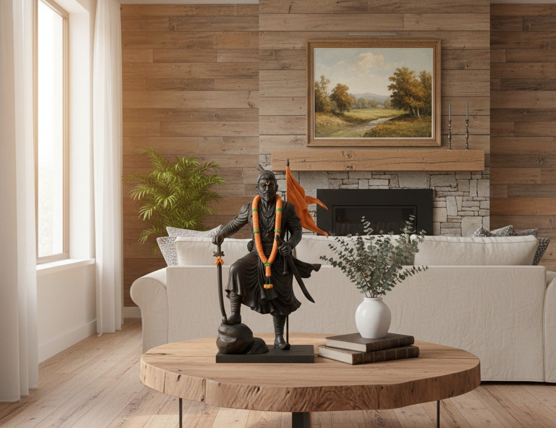 Chhatrapati Shivaji Maharaj | Premium 3D Printed Statue for Home Decor